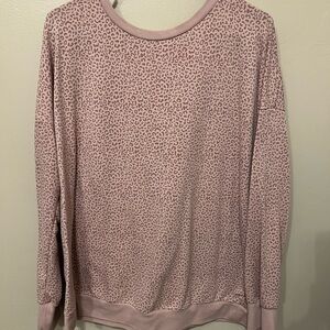 Mondetta Blush Animal Print Sweater